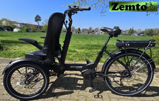 Preview: Elektro Dreirad Zemto-Revom T5, Combi-Dreirad, mit Lastenrad Umbau Möglichkeit